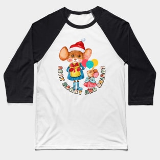 Stay Merry and Bright Baseball T-Shirt